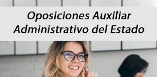 Oposiciones Auxiliar Administrativo del Estado